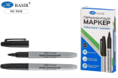 маркер перм. BASIR чёрный 1мм. МС-9500