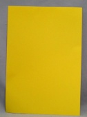 Бумага самоклеющаяся А4 ярко-желтая