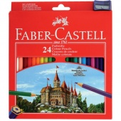 набор карандашей "Замок" 24цв. к/у 120124 Faber Castell